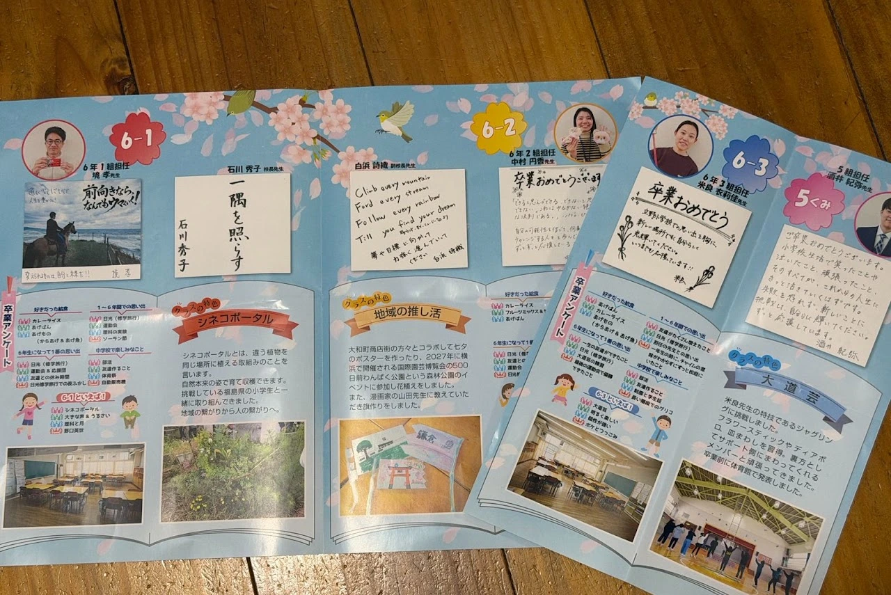 活動のようす・案内資料