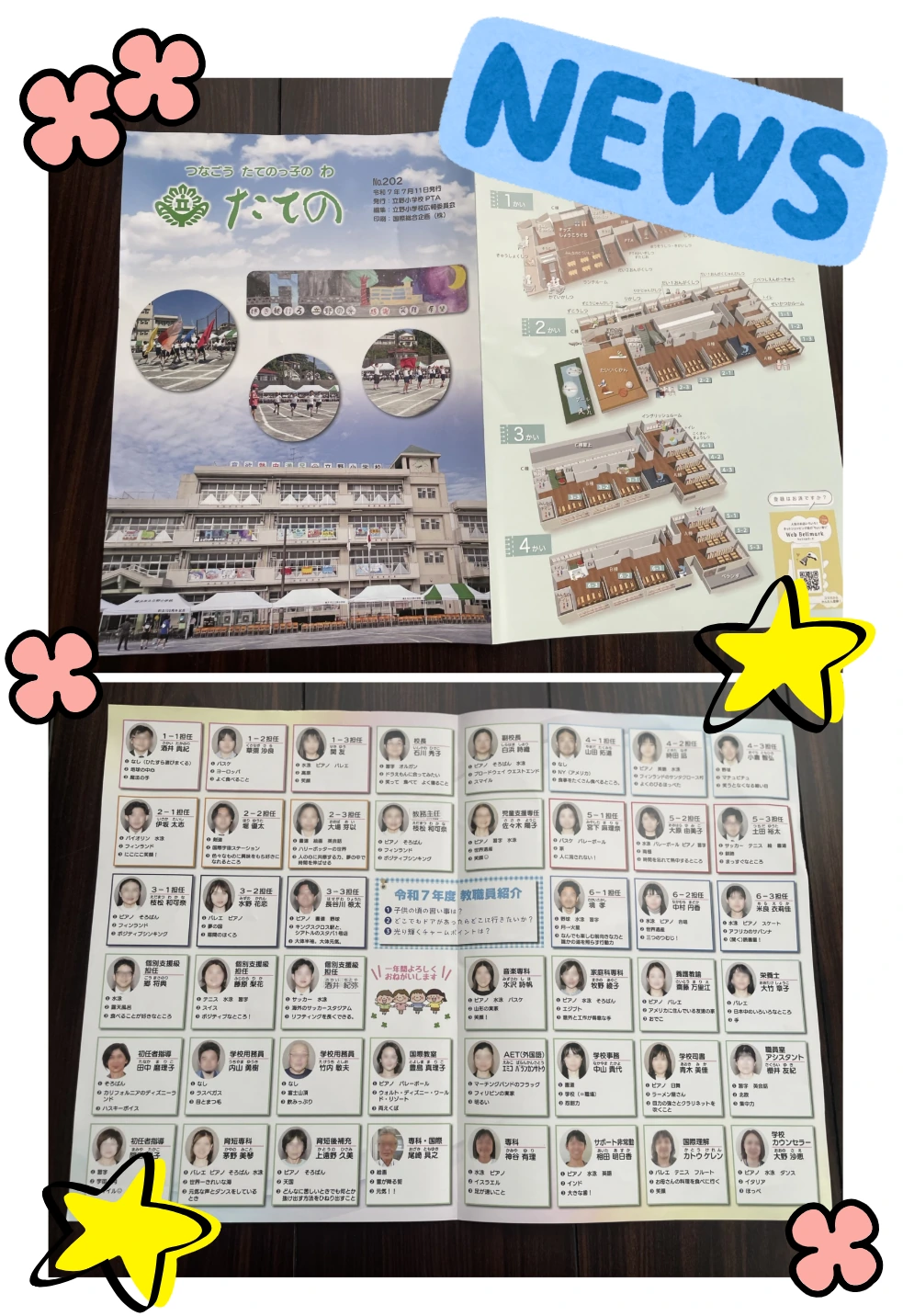 活動のようす・案内資料