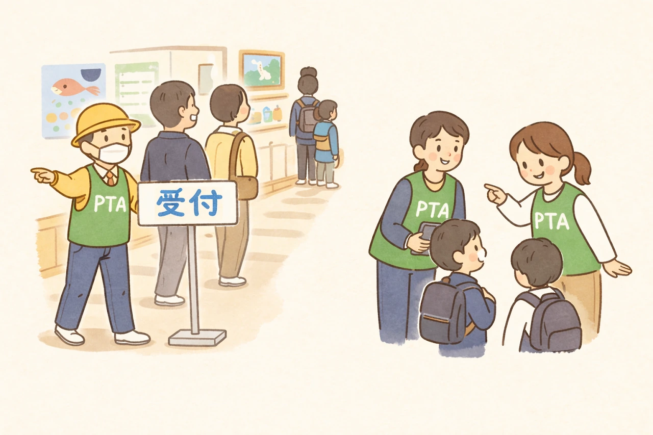 活動のようす・案内資料